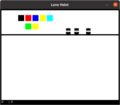 Paint app when I first ran it.