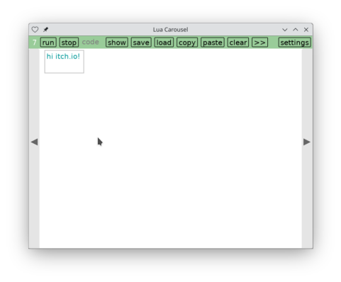 Screenshot of a simple text editor containing some text and a blinking cursor.